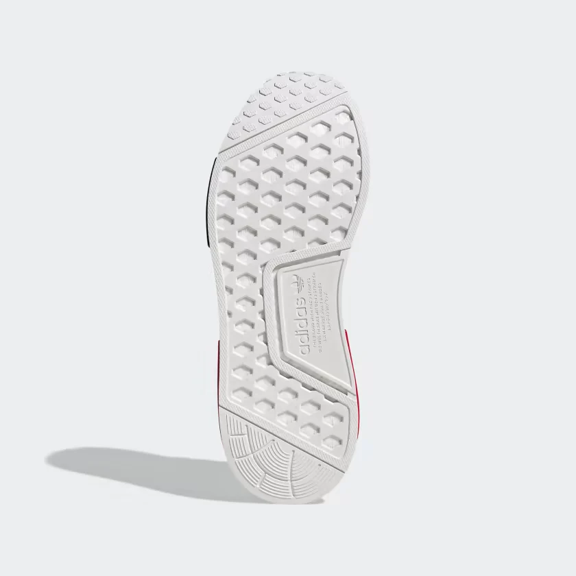 Adidas Men's NMD R1 Shoes - Cloud White / Cloud White / Grey One - Image 4