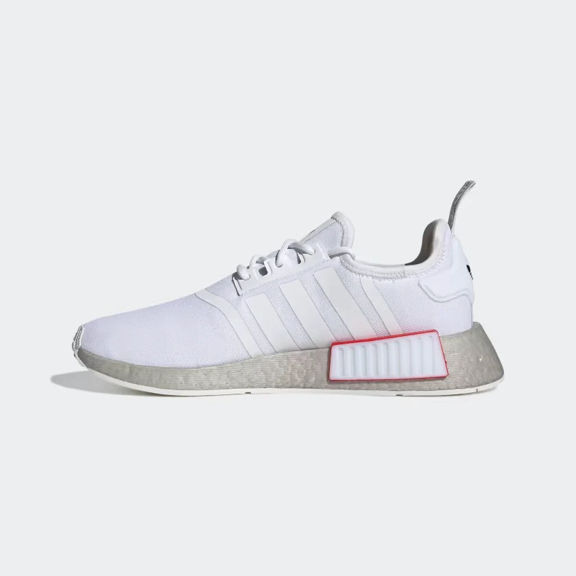 Adidas Men's NMD R1 Shoes - Cloud White / Cloud White / Grey One - Image 7
