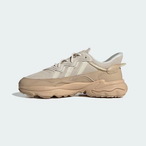 Adidas Men's Ozweego Shoes - Wonder White / Beige - Image 6