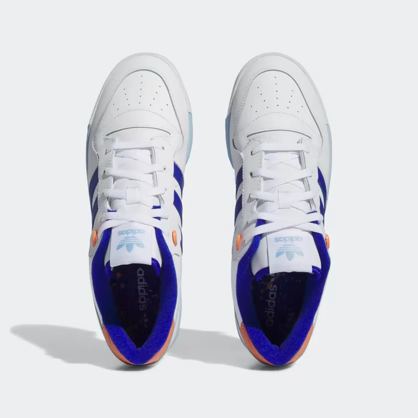 Adidas Men's Rivalry Shoes - Cloud White / Semi Lucid Blue / Clear Sky - Image 3