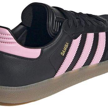 Adidas Men's Samba Inter Miami CF Messi Shoes - Black / Pink - Image 3