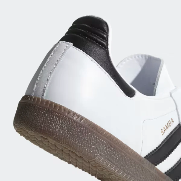 Adidas Men's Samba OG Shoes - Cloud White / Core Black / Clear Granite - Image 11