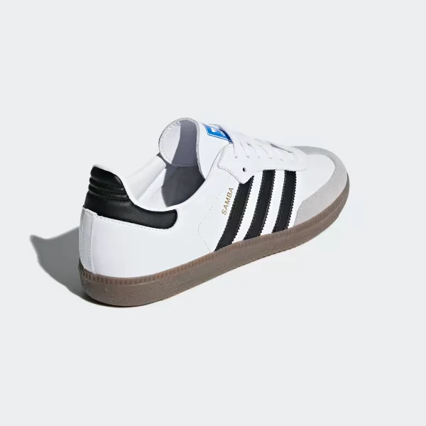Adidas Men's Samba OG Shoes - Cloud White / Core Black / Clear Granite - Image 6