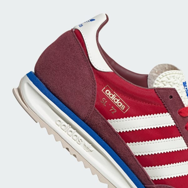 Adidas Men's Sl 72 Rs Shoes - Shadow Red / Off-White / Blue - Image 10
