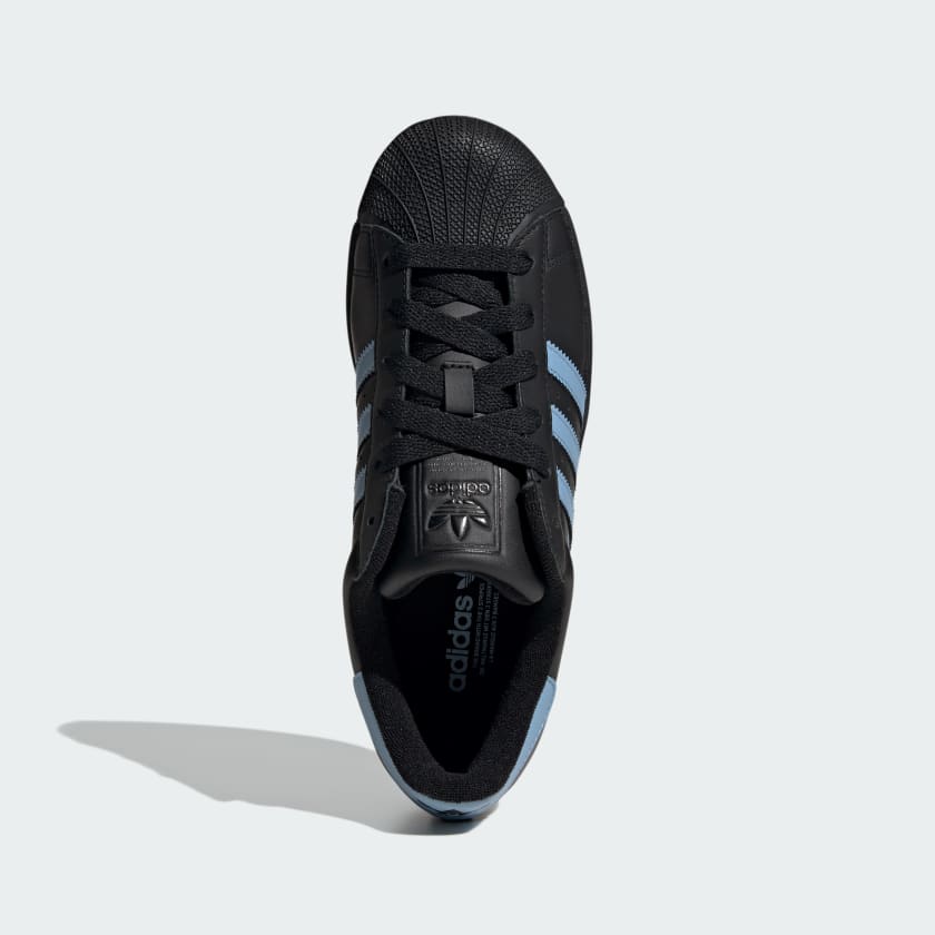 Adidas Men's Superstar Ii Shoes - Black Ash / Blue - Image 5