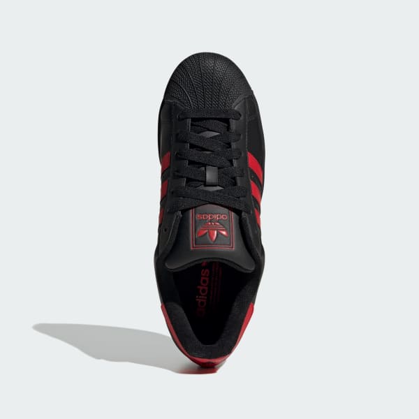 Adidas Men's Superstar Ii Shoes - Black / Better Scarlet - Image 5