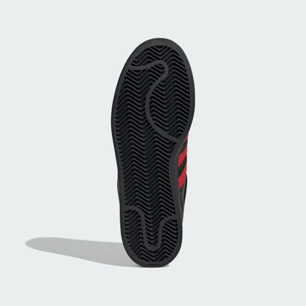Adidas Men's Superstar Ii Shoes - Black / Better Scarlet - Image 6