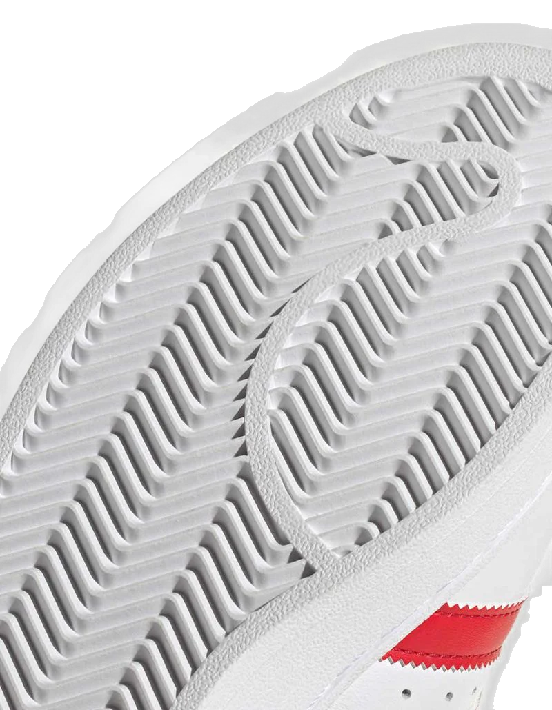 Adidas Men's Superstar Ii Shoes - Cloud White / Better Scarlet / Core Black - Image 6
