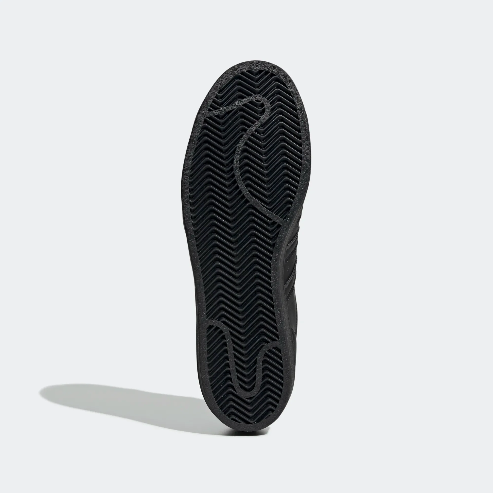 Adidas Men's Superstar Shoes - All Black - Image 4