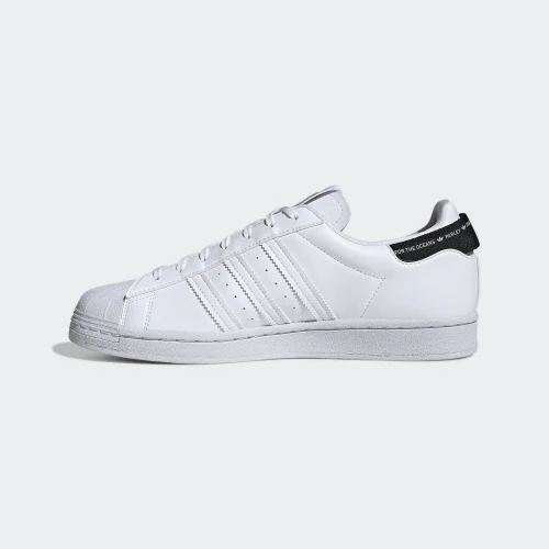 Adidas Men's Superstar Shoes - White / Black - Image 4