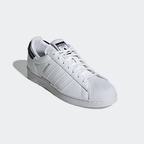 Adidas Men's Superstar Shoes - White / Black - Image 5