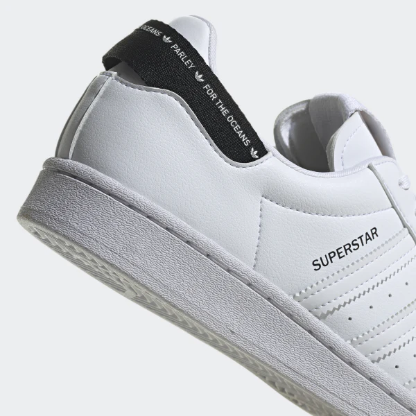 Adidas Men's Superstar Shoes - White / Black - Image 6