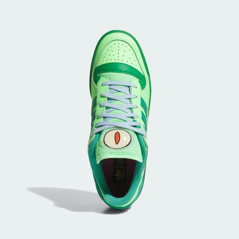 Adidas Men's The Simpsons X Adidas Forum Low Treehouse Of Horror Shoes - Lime Burst / Green / Semi Court Green - Image 4