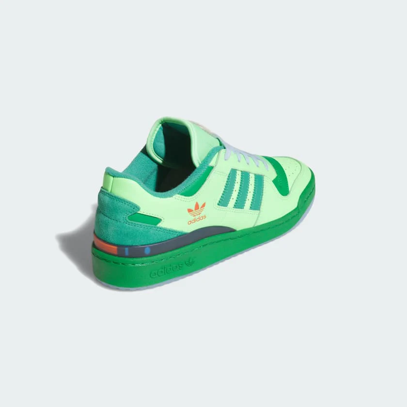 Adidas Men's The Simpsons X Adidas Forum Low Treehouse Of Horror Shoes - Lime Burst / Green / Semi Court Green - Image 6