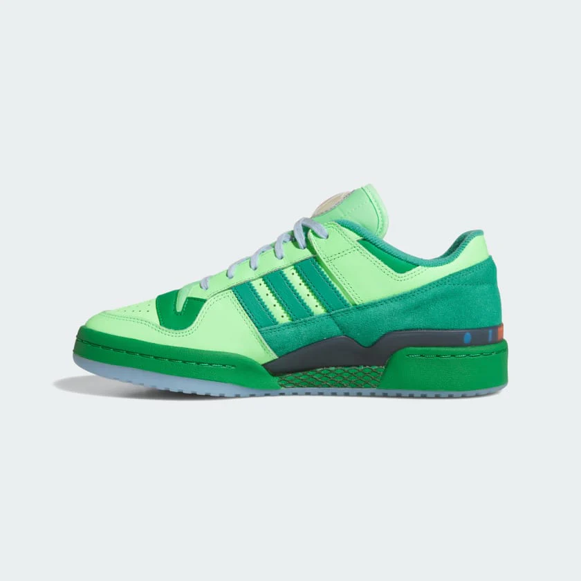Adidas Men's The Simpsons X Adidas Forum Low Treehouse Of Horror Shoes - Lime Burst / Green / Semi Court Green - Image 7