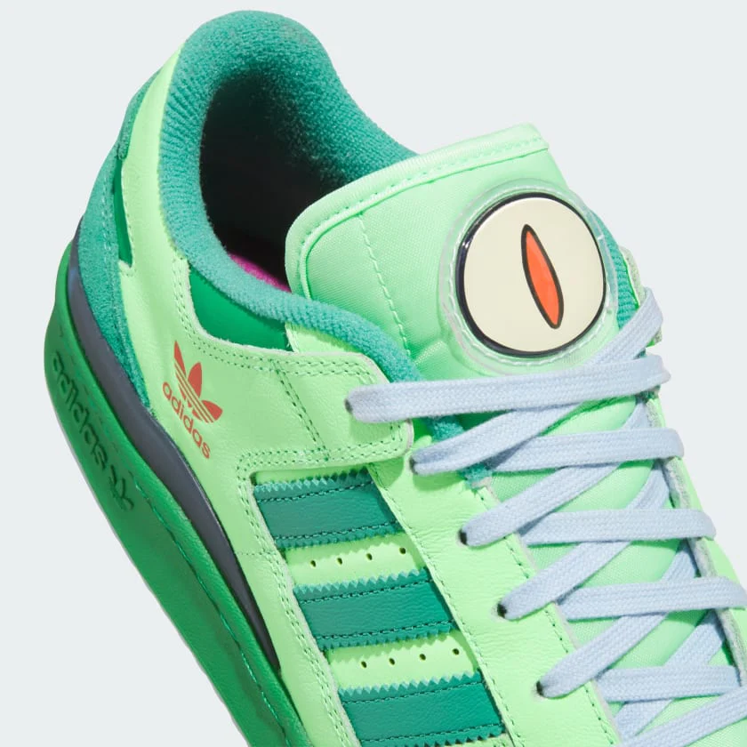 Adidas Men's The Simpsons X Adidas Forum Low Treehouse Of Horror Shoes - Lime Burst / Green / Semi Court Green - Image 8