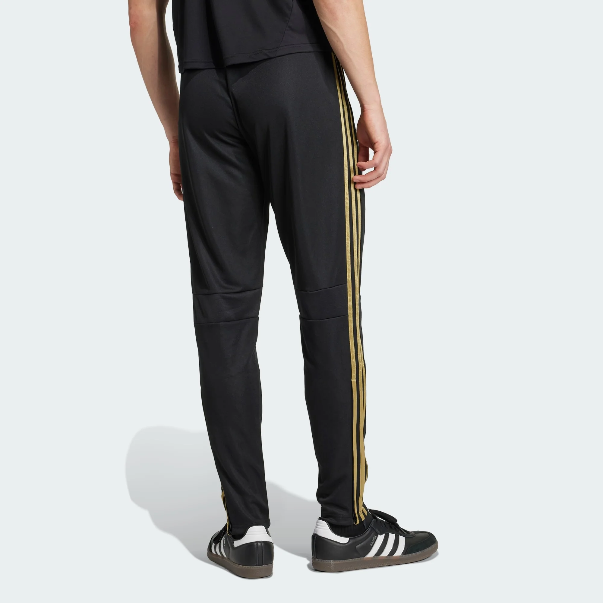 Adidas Men's Tiro 25 Essentials Training Pants Apparel - Black / Dark Football Gold - Image 5