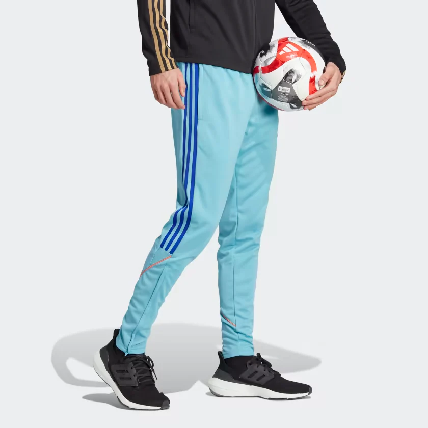 Adidas Men's Tiro Pants - Preloved Blue / Lucid Blue - Image 4