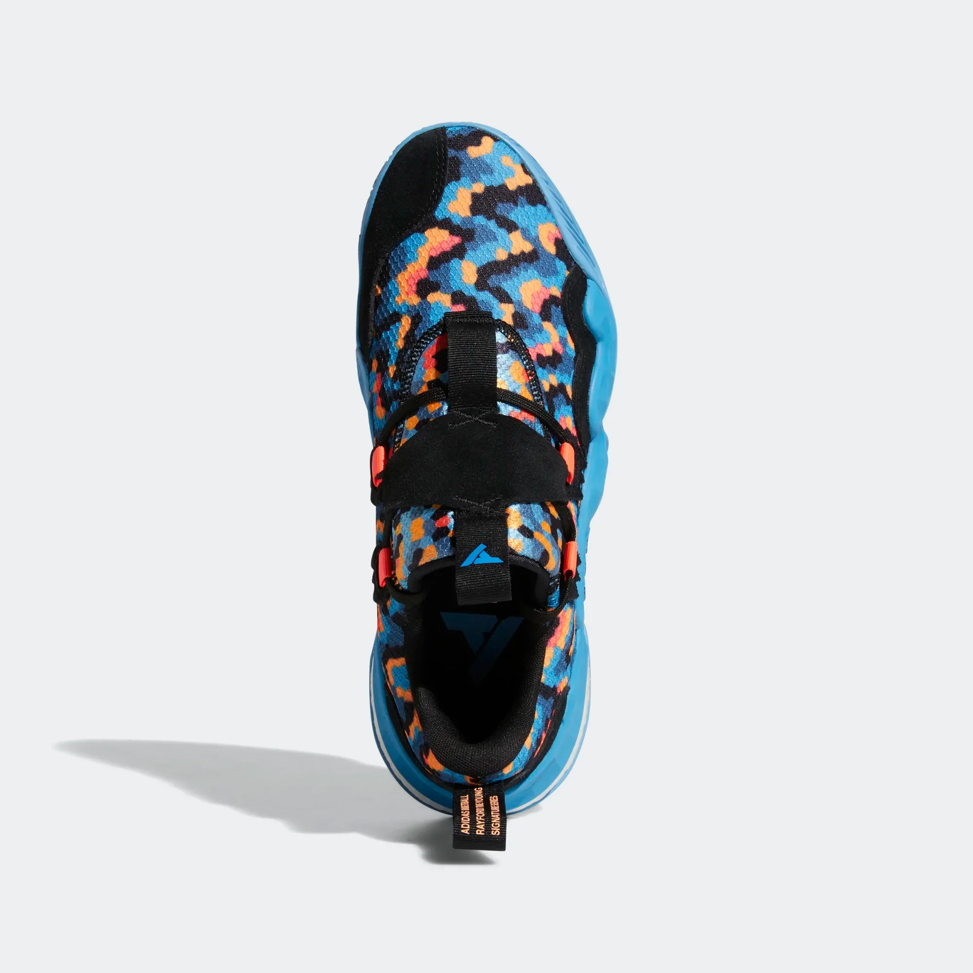 Adidas Men's Trae Young 1 Shoes - Core Black / Sky Rush - Image 4