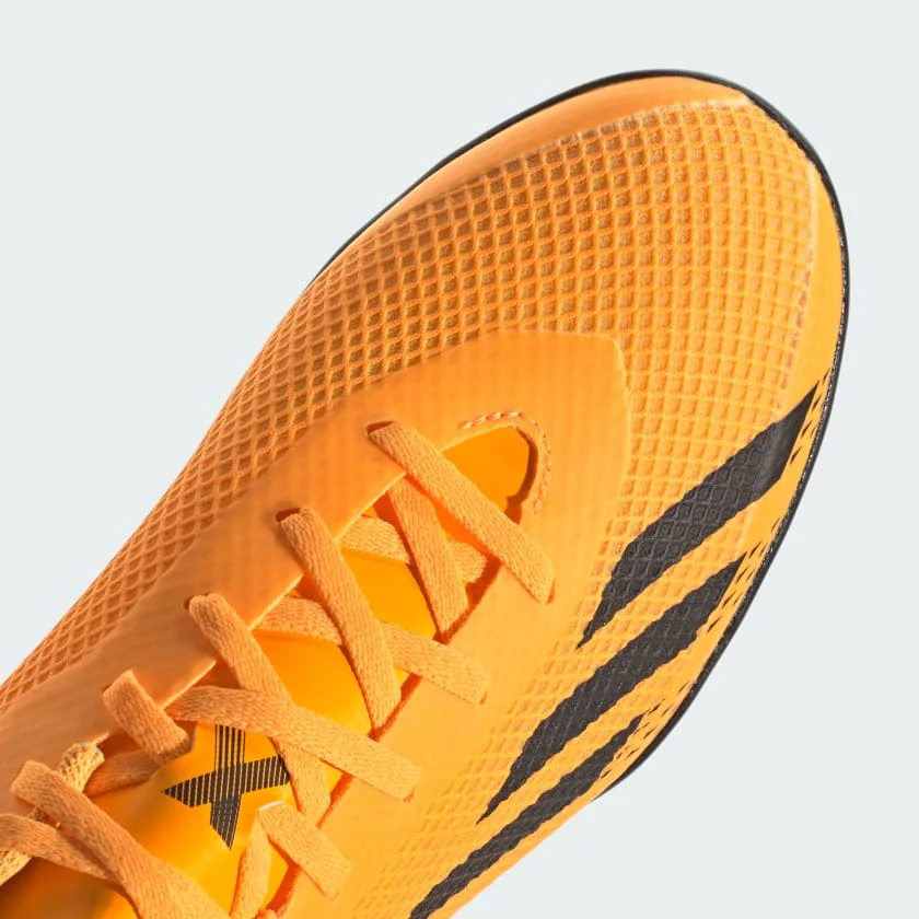 Adidas Men's X Speedportal.4 Turf Boots - Solar Gold / Core Black / Team Solar Orange - Image 10