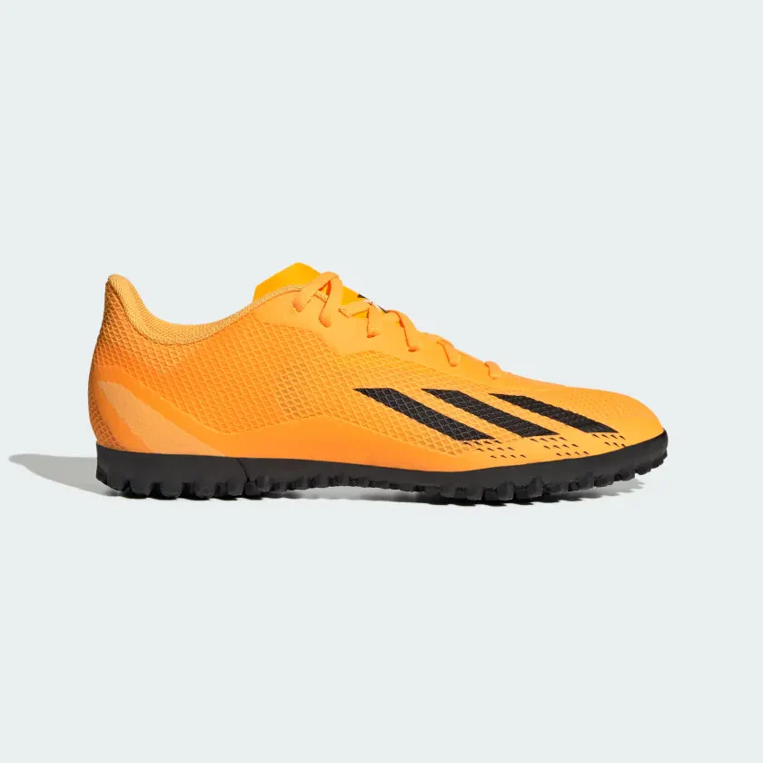 Adidas Men's X Speedportal.4 Turf Boots - Solar Gold / Core Black / Team Solar Orange - Image 3