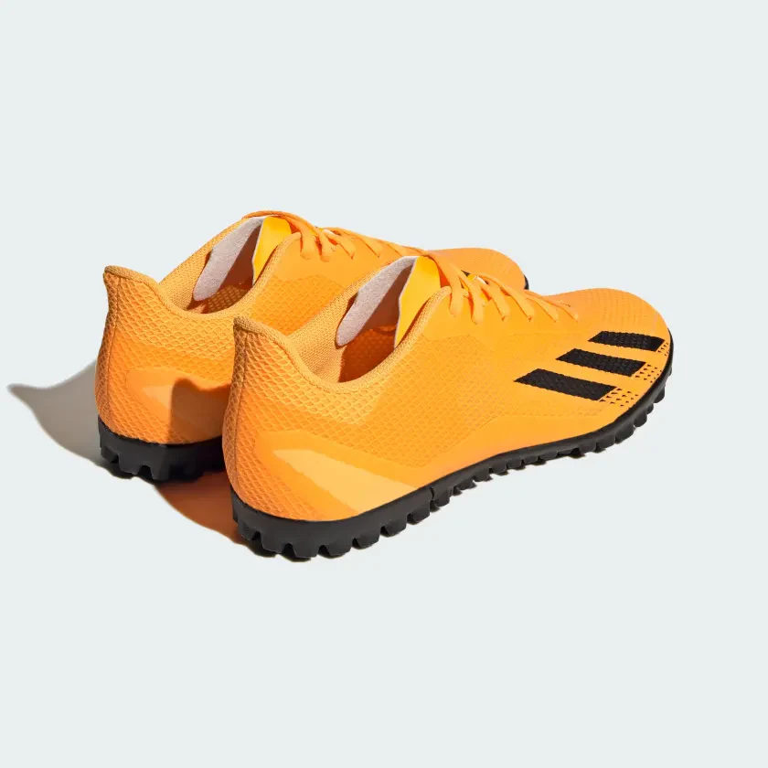 Adidas Men's X Speedportal.4 Turf Boots - Solar Gold / Core Black / Team Solar Orange - Image 7