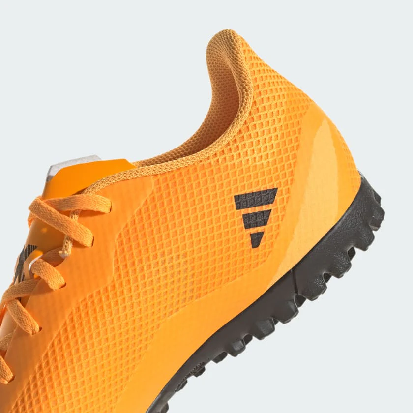 Adidas Men's X Speedportal.4 Turf Boots - Solar Gold / Core Black / Team Solar Orange - Image 9
