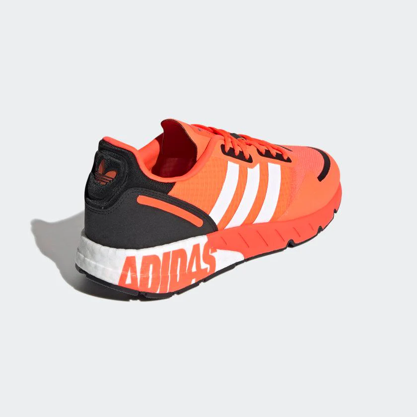 Adidas Men's ZX 1K Boost Shoes - Solar Red / Cloud White / Core Black - Image 3