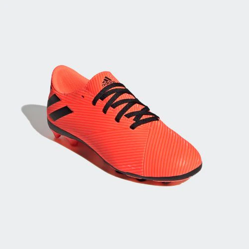Adidas Nemeziz 19.4 Flexible Ground Boots Cleats - Signal Coral / Core Black / Solar Red - Image 3