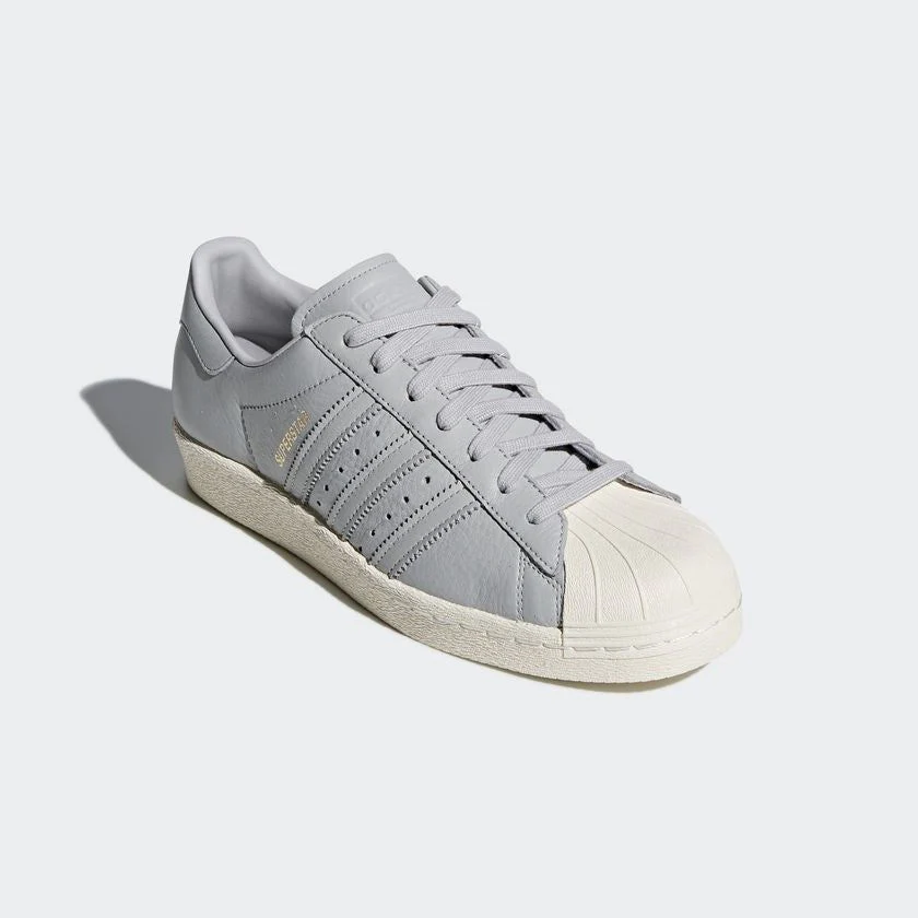 Adidas Superstar 80s Shoes - Grey / Red / Blue - Image 4