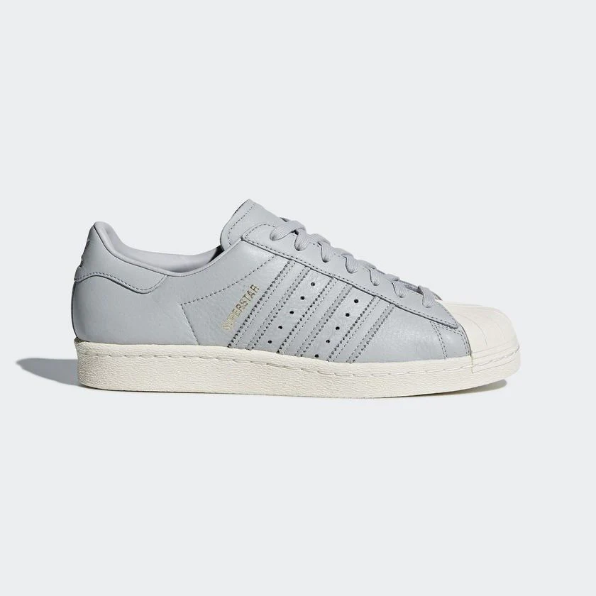 Adidas Superstar 80s Shoes - Grey / Red / Blue - Image 5