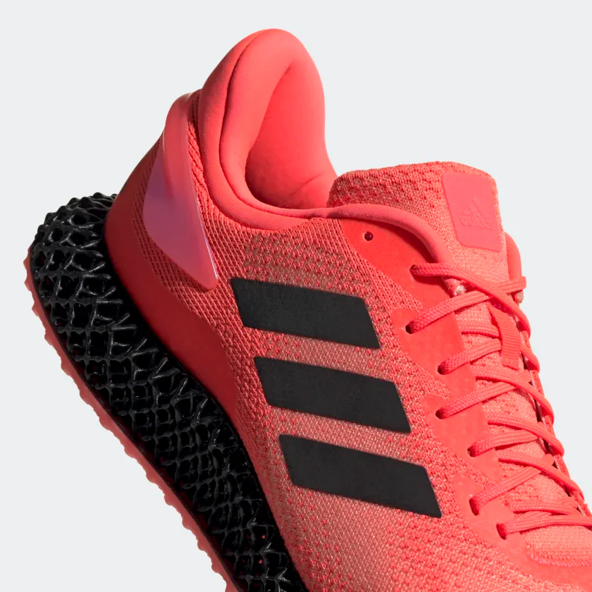 Adidas Unisex 4D Run 1.0 Shoes - Signal Pink / Core Black / Light Flash Orange - Image 12