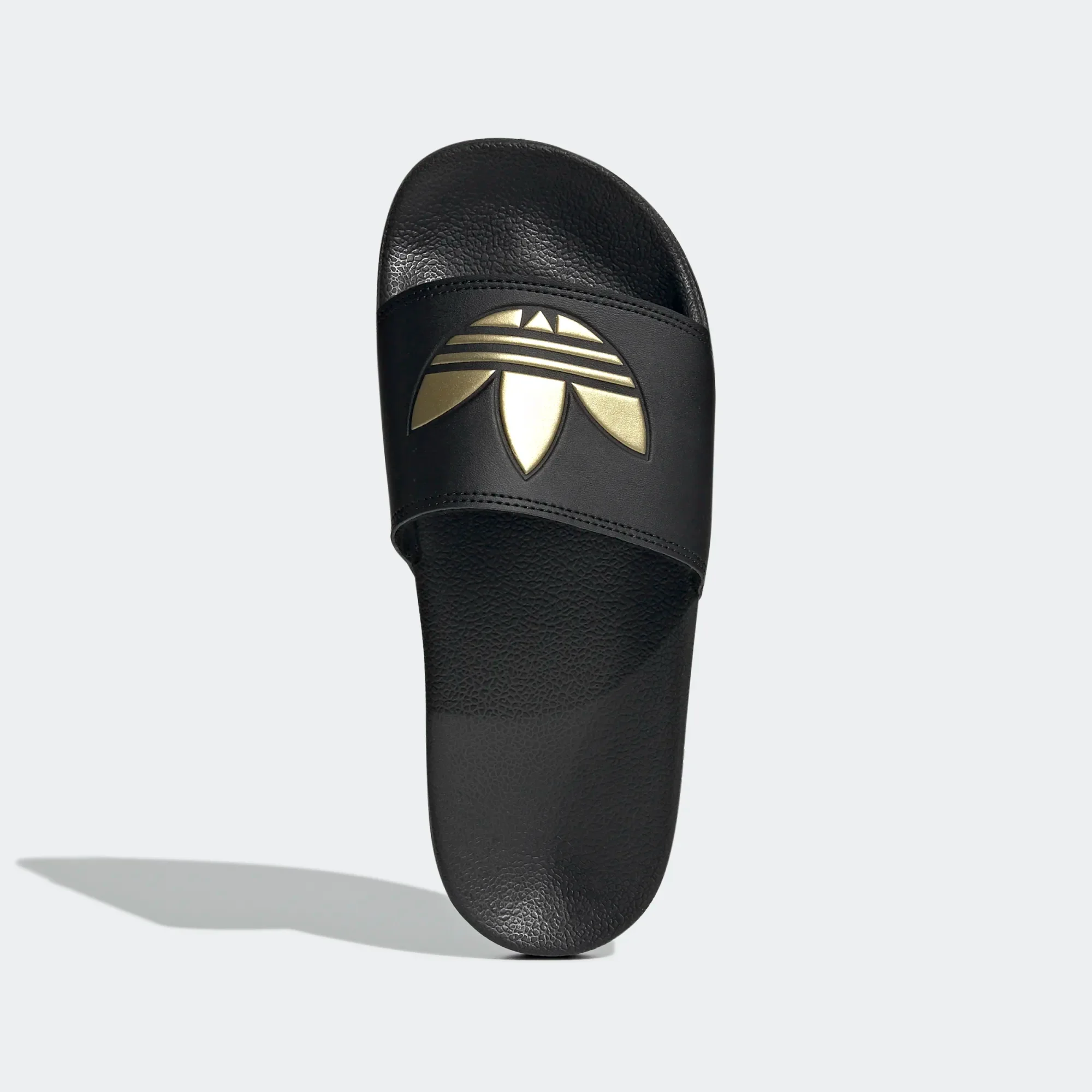 Adidas Women's Adilette Lite Slides - Core Black / Matte Gold - Image 3