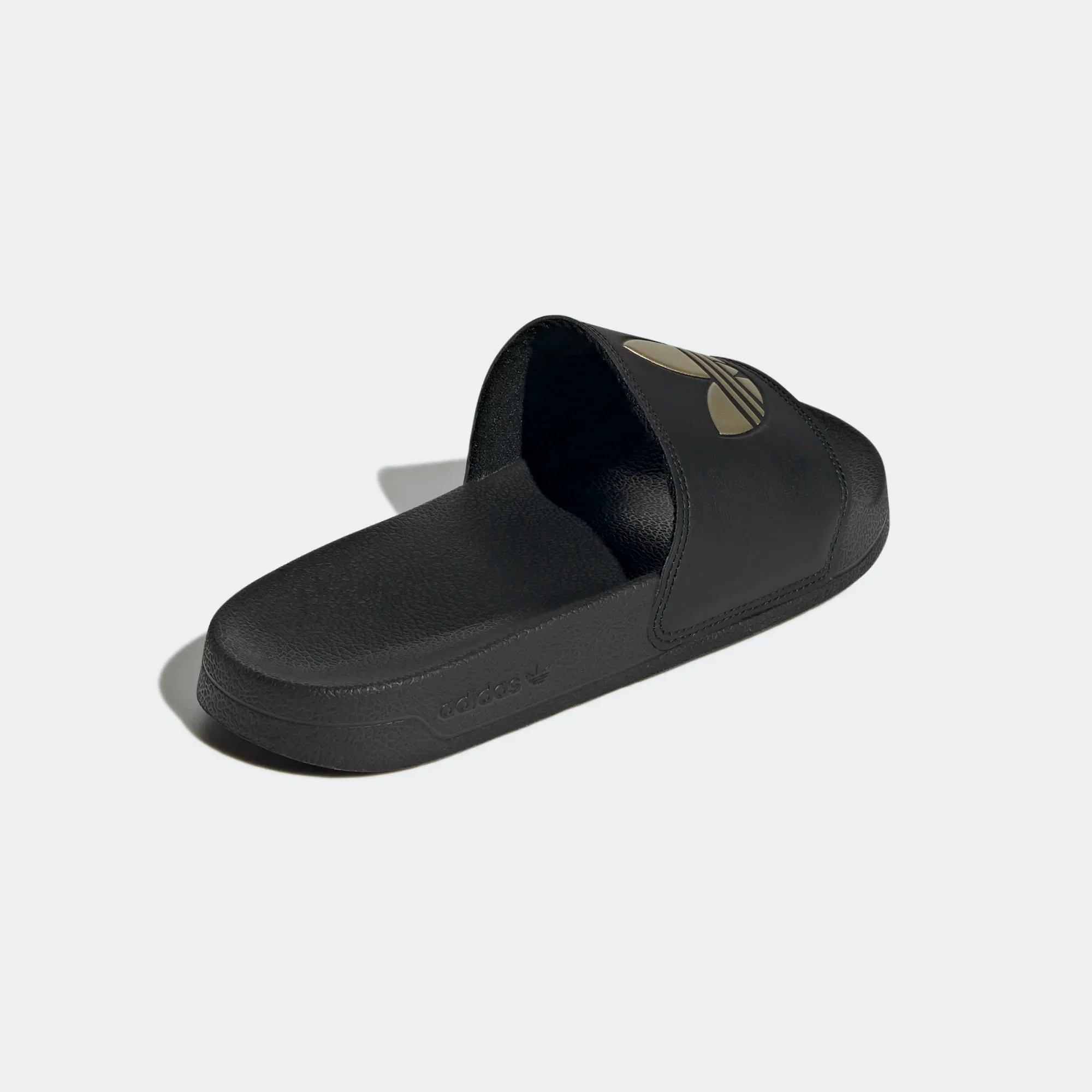 Adidas Women's Adilette Lite Slides - Core Black / Matte Gold - Image 6