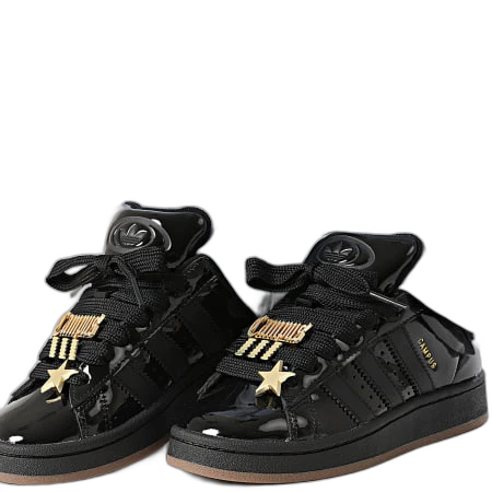 Adidas Women's Campus 00s Shoes - Core Black / Gold Metallic - Image 3