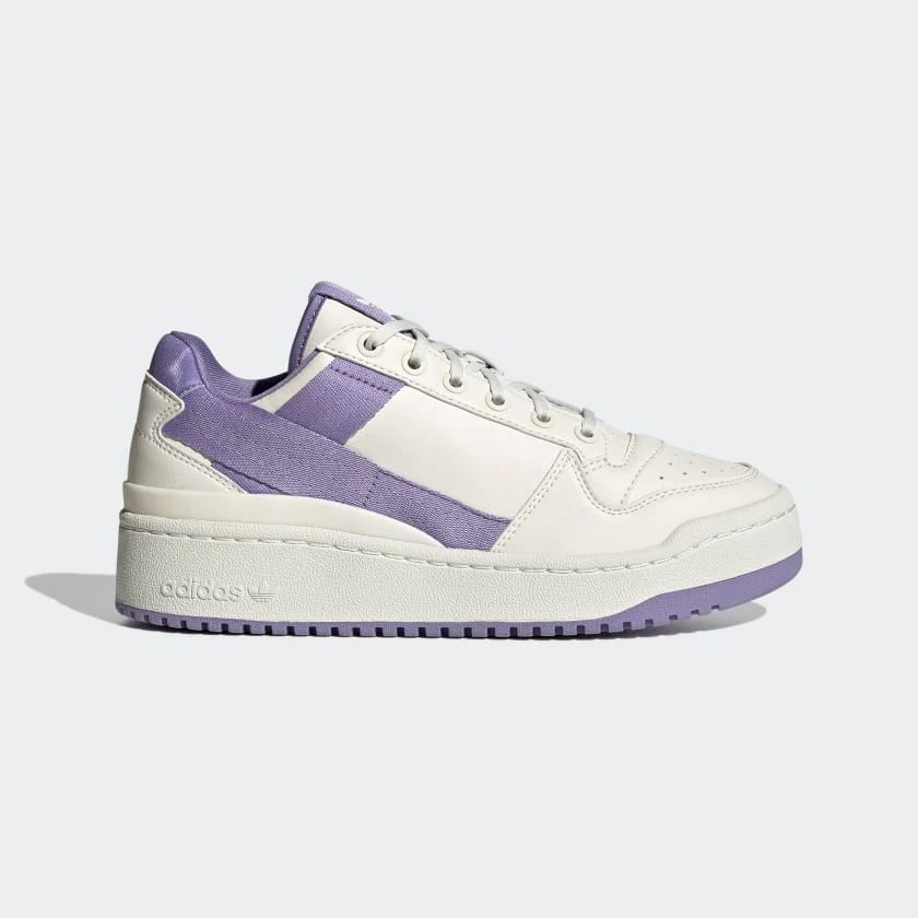 Adidas Women's Forum Bold Shoes - Chalk White / White Tint / Magic Lilac - Image 2