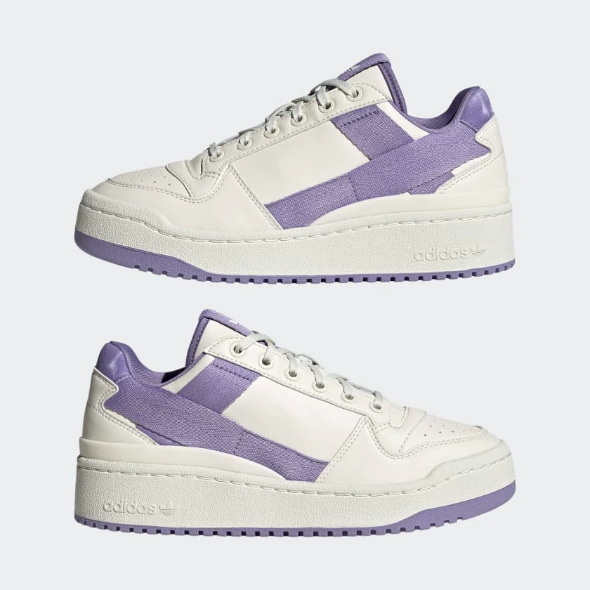 Adidas Women's Forum Bold Shoes - Chalk White / White Tint / Magic Lilac - Image 8