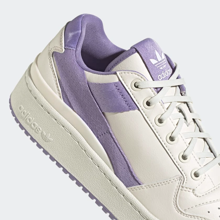 Adidas Women's Forum Bold Shoes - Chalk White / White Tint / Magic Lilac - Image 9