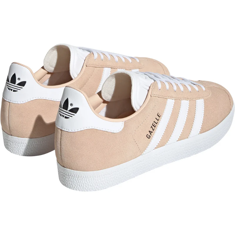 Adidas Women's Gazelle Shoes - Halo Blush / Cloud White / Core Black - Image 3