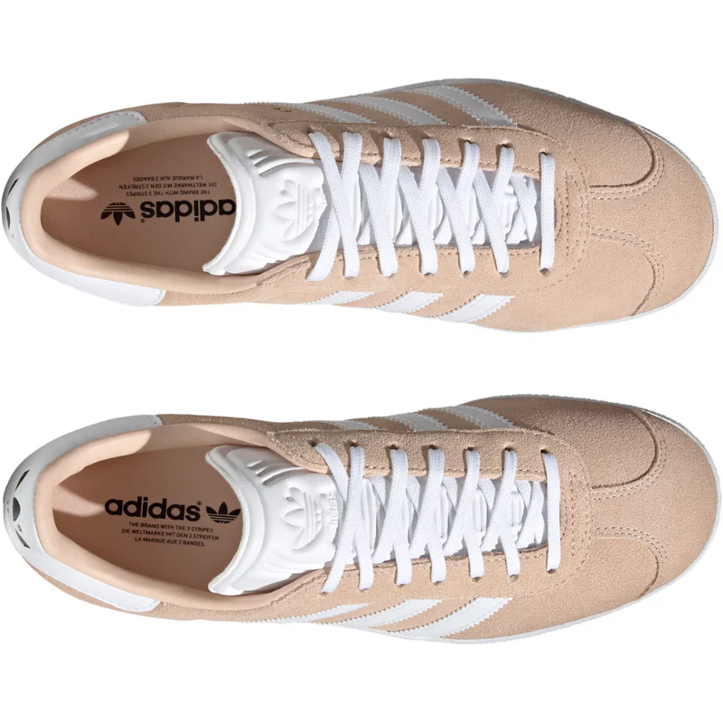 Adidas Women's Gazelle Shoes - Halo Blush / Cloud White / Core Black - Image 4