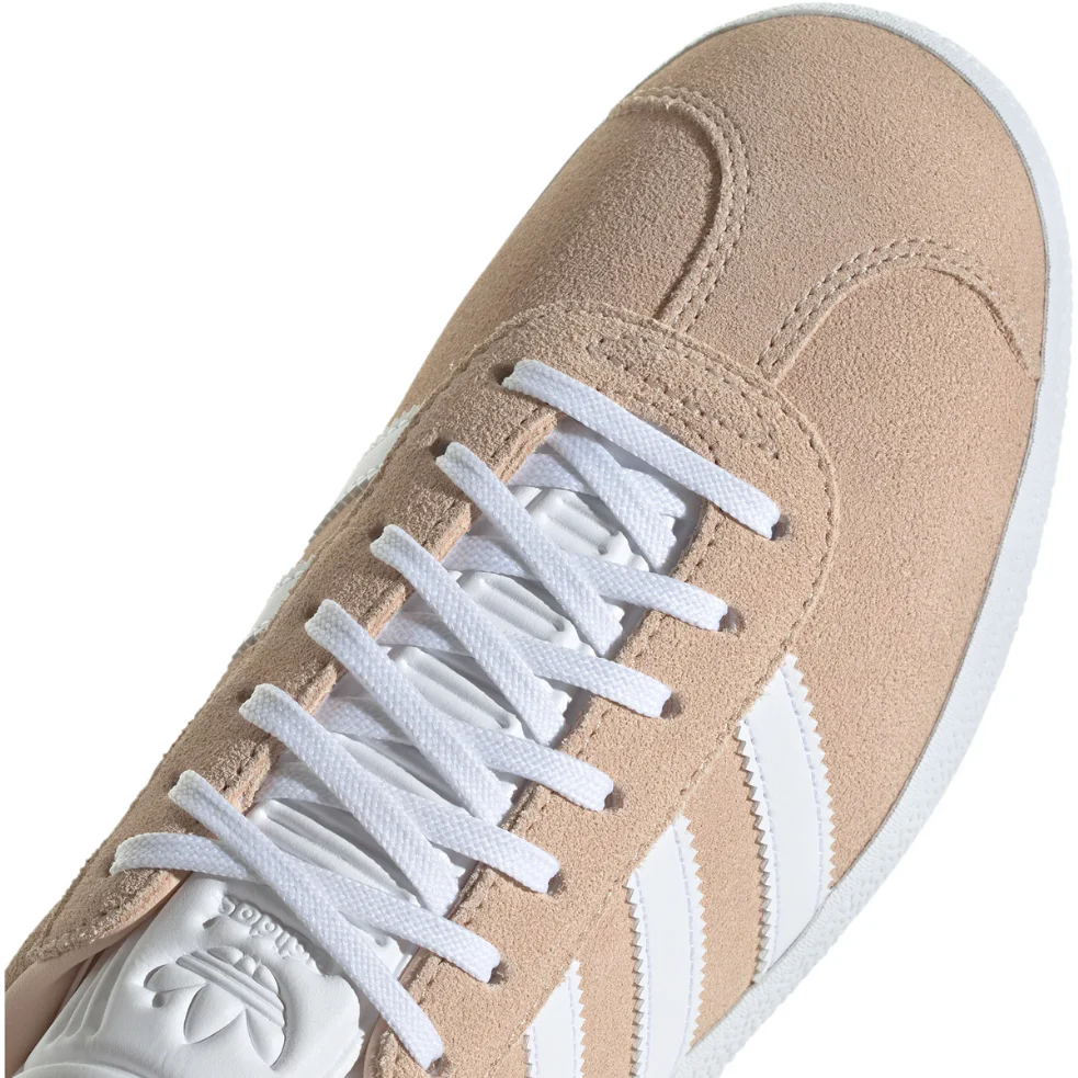 Adidas Women's Gazelle Shoes - Halo Blush / Cloud White / Core Black - Image 5