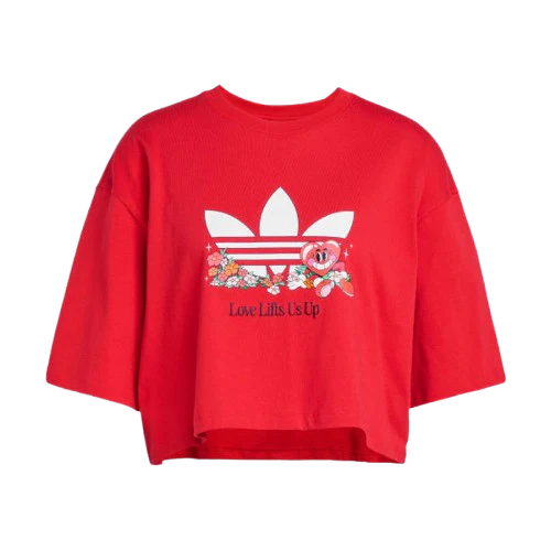 Adidas Women's Graphic T-Shirt Apparel - Better Scarlet