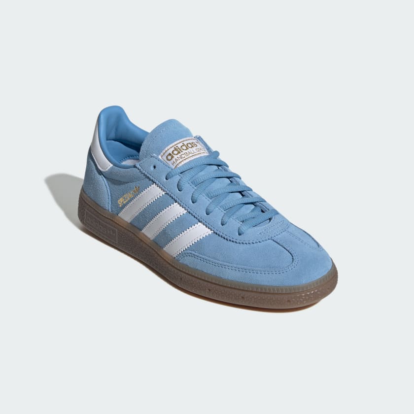 Adidas Women's Handball Spezial Shoes - Light Blue / Cloud White / Gum - Image 2