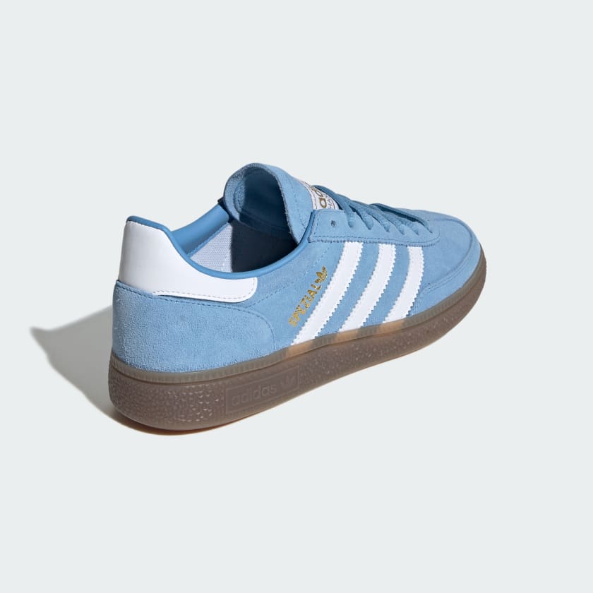 Adidas Women's Handball Spezial Shoes - Light Blue / Cloud White / Gum - Image 6