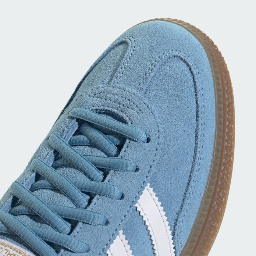 Adidas Women's Handball Spezial Shoes - Light Blue / Cloud White / Gum - Image 7