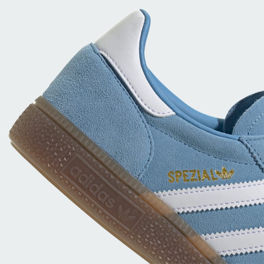 Adidas Women's Handball Spezial Shoes - Light Blue / Cloud White / Gum - Image 8