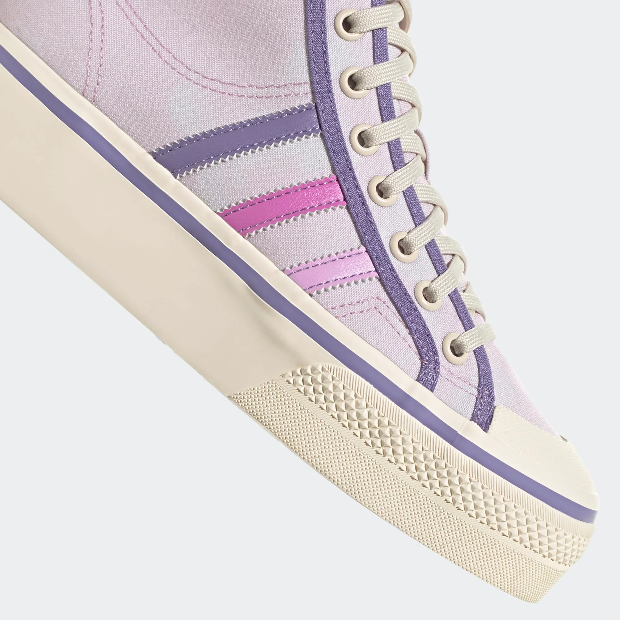Adidas Women's Nizza Platform Mid Shoes - Almost Pink / Pulse Lilac / Wonder White - Image 12