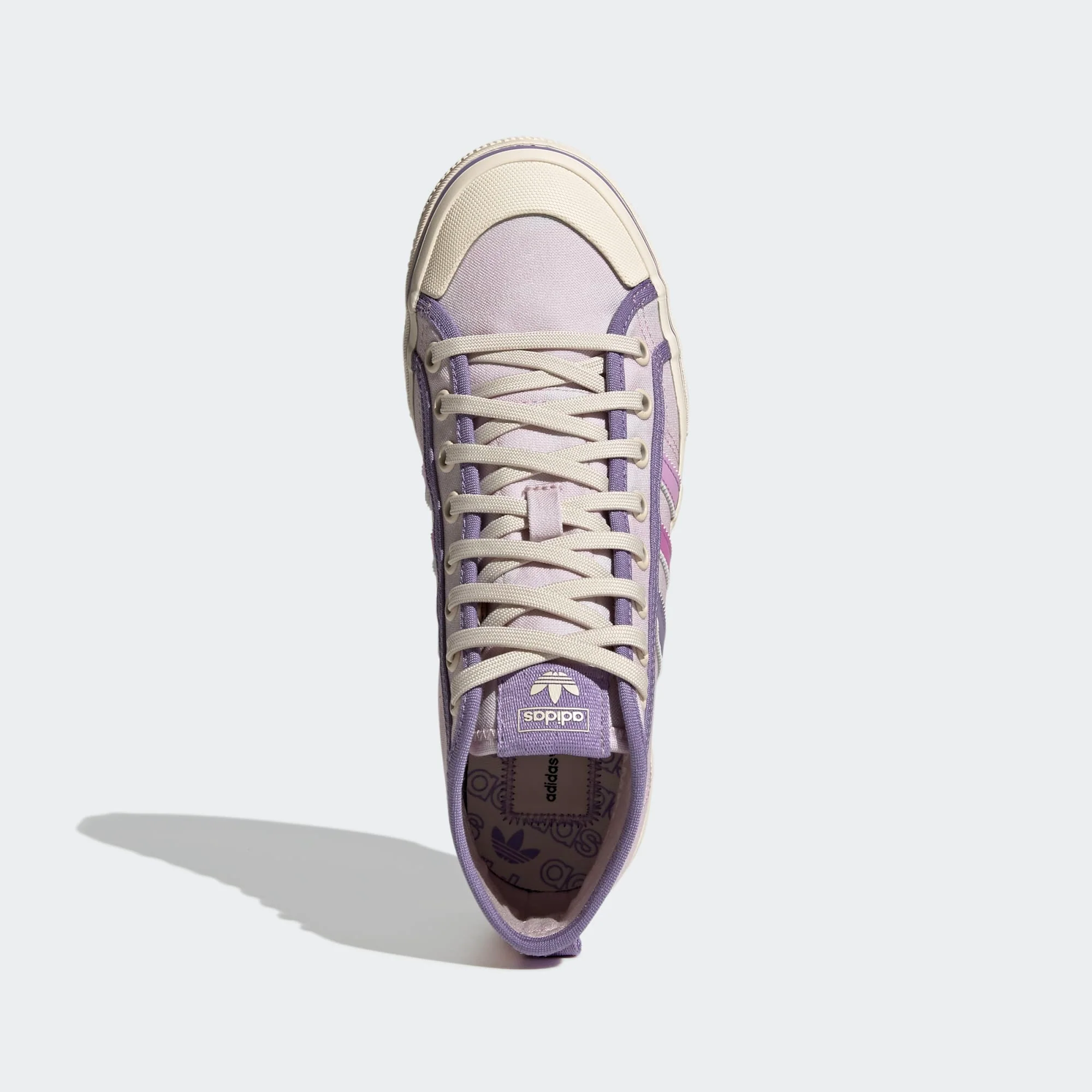 Adidas Women's Nizza Platform Mid Shoes - Almost Pink / Pulse Lilac / Wonder White - Image 4