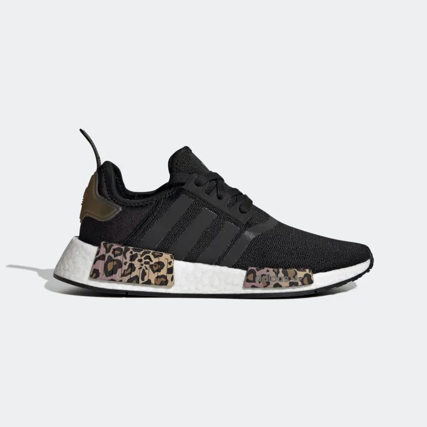 Adidas Women's NMD R1 Shoes - Core Black / Wild Brown - Image 2