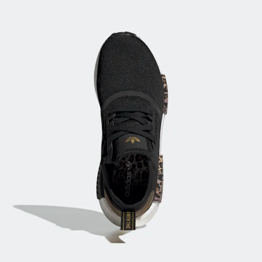 Adidas Women's NMD R1 Shoes - Core Black / Wild Brown - Image 4
